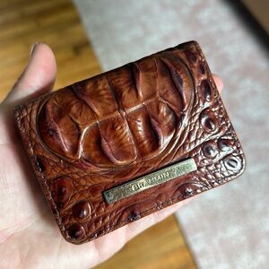 Brown Alligator Leather Brahmin Wallet